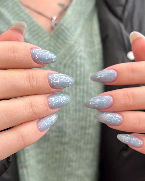 20 Stunning Fall Nails Glitter Ideas to Shine Bright This Autumn