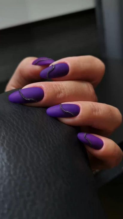 Purple Fall Nails 2024: A Stunning Showcase of Elegance and Creativity