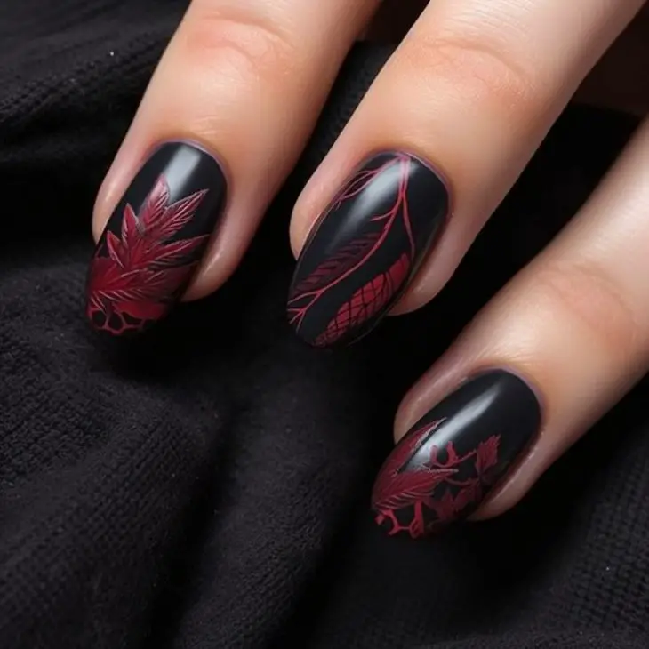 Black Fall Nails 2024: Stylish and Chic Manicure Ideas