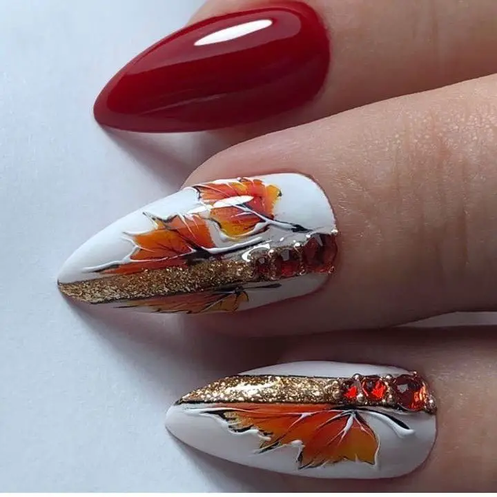 20 Stunning Fall Burnt Orange Nail Designs for 2024: Embrace Autumn with Style