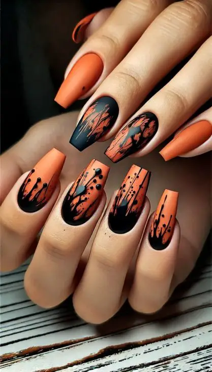 21 Cute Halloween Nails Ideas: From Short and Simple to Spooky Acrylic Designs