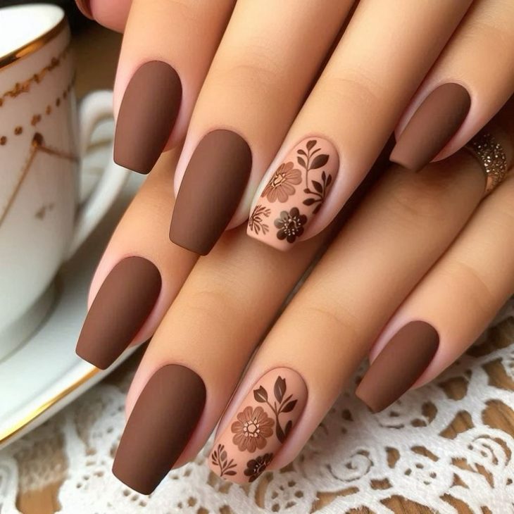 20 Stunning Fall Flowers Nail Art Ideas for a Chic and Trendy Look