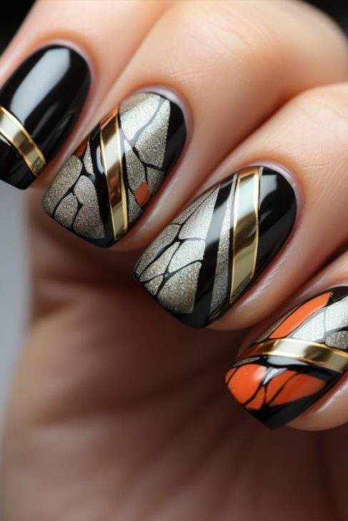 Black Fall Nails 2024: Stylish and Chic Manicure Ideas