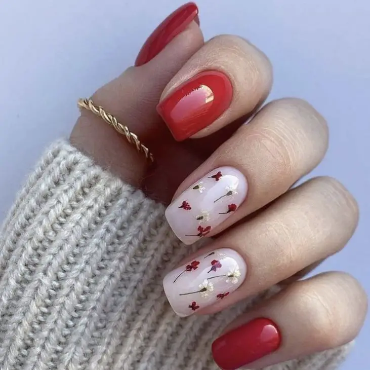 20 Ideas Captivating Fall Flower Nail Designs for 2024: Your Ultimate Guide