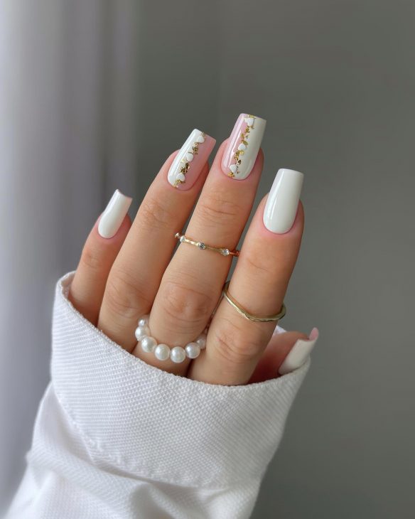 20 Chic White Fall Nail Designs to Elevate Your 2024 Autumn Style