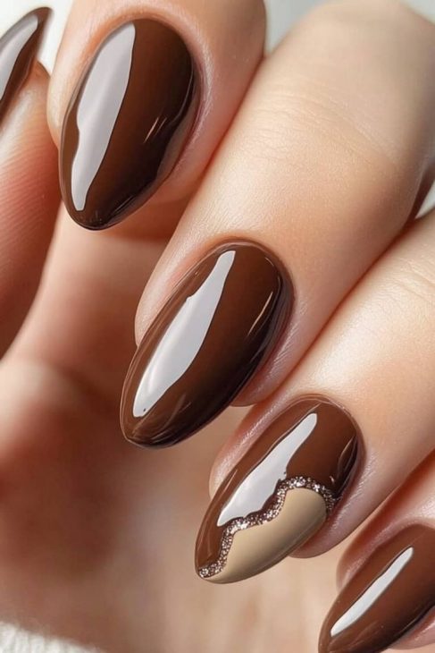 21 Trendy Fall Brown Nails Design Ideas to Try in 2024