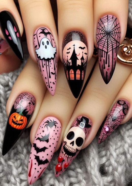 20 Almond Halloween Nail Designs: Spooky, Cute, and Everything in Between