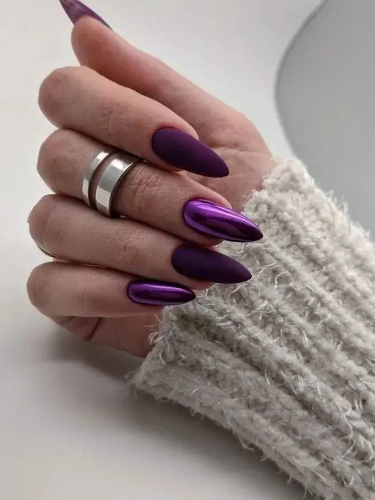 Purple Fall Nails 2024: A Stunning Showcase of Elegance and Creativity