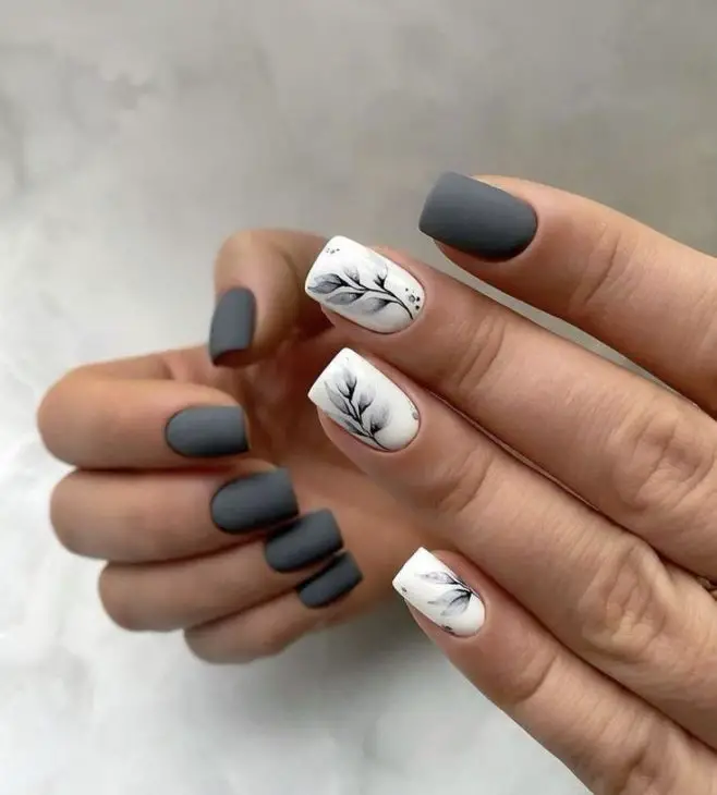 20 Chic White Fall Nail Designs to Elevate Your 2024 Autumn Style