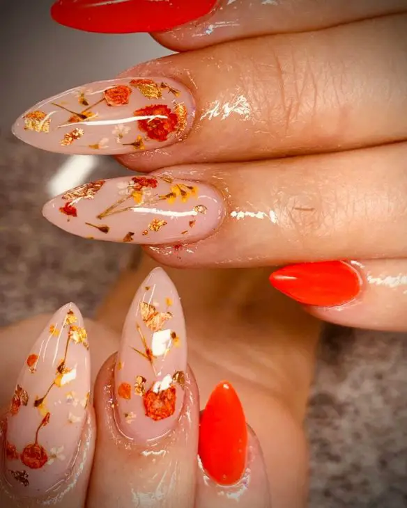 20 Stunning Fall Burnt Orange Nail Designs for 2024: Embrace Autumn with Style