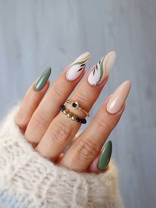 Olive Green Fall Nails 2024: A Sophisticated Seasonal Statement