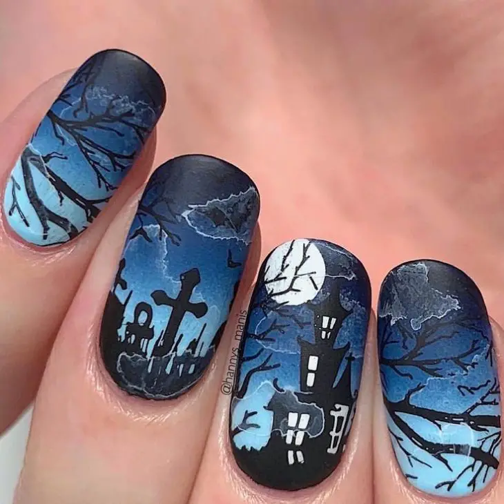 21 Cute Halloween Nails Ideas: From Short and Simple to Spooky Acrylic Designs