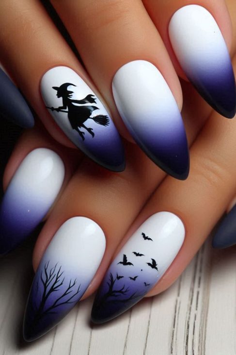 21 Cute Halloween Nails Ideas: From Short and Simple to Spooky Acrylic Designs