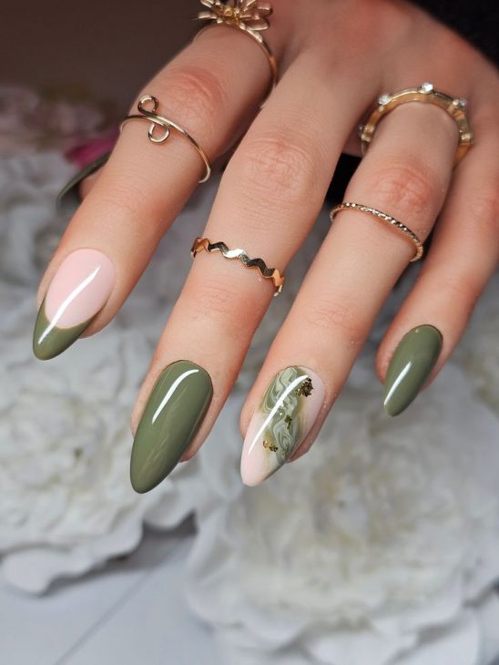 Olive Green Fall Nails 2024: A Sophisticated Seasonal Statement