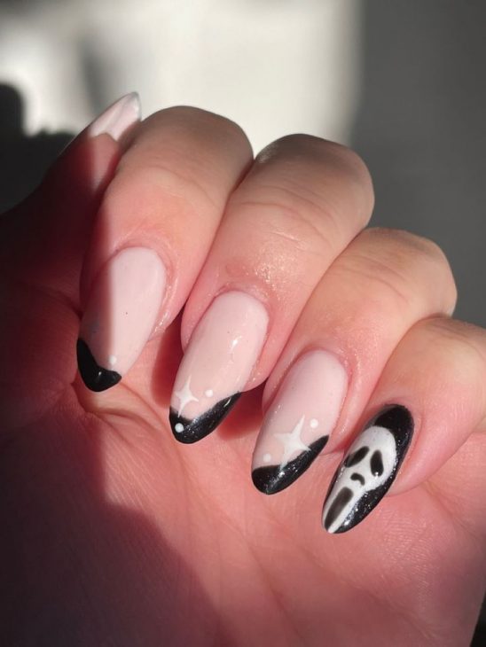 20 Ghostface Nail Ideas for Halloween: Cute, Simple, and Spooky Designs to Try