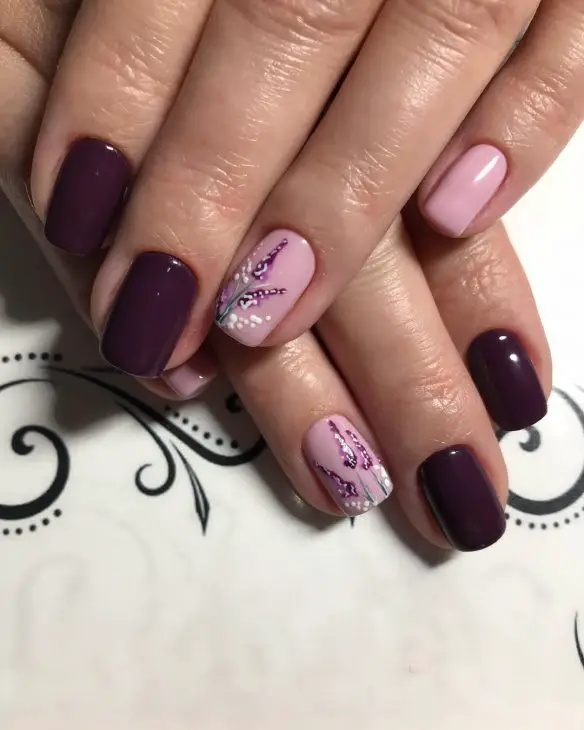 Purple Fall Nails 2024: A Stunning Showcase of Elegance and Creativity