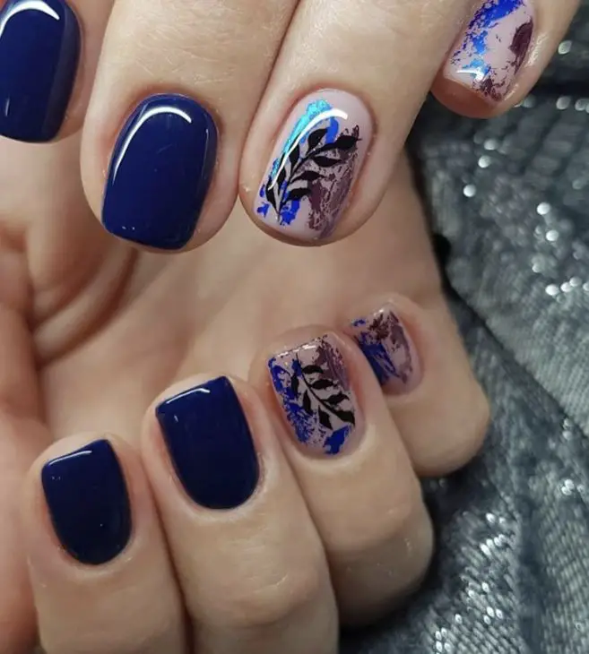 20 Fall Blue Nails Ideas 2024: Trendy Designs, Acrylic Inspiration, and Cute Nail Art Looks