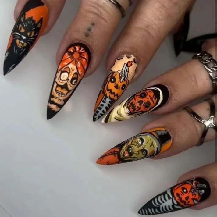 20 Almond Halloween Nail Designs: Spooky, Cute, and Everything in Between