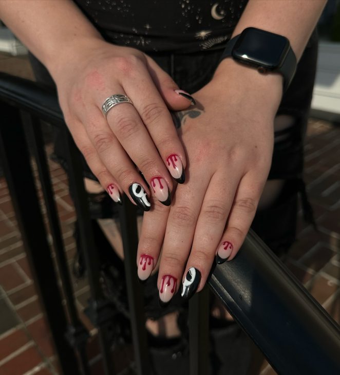 20 Ghostface Nail Ideas for Halloween: Cute, Simple, and Spooky Designs to Try