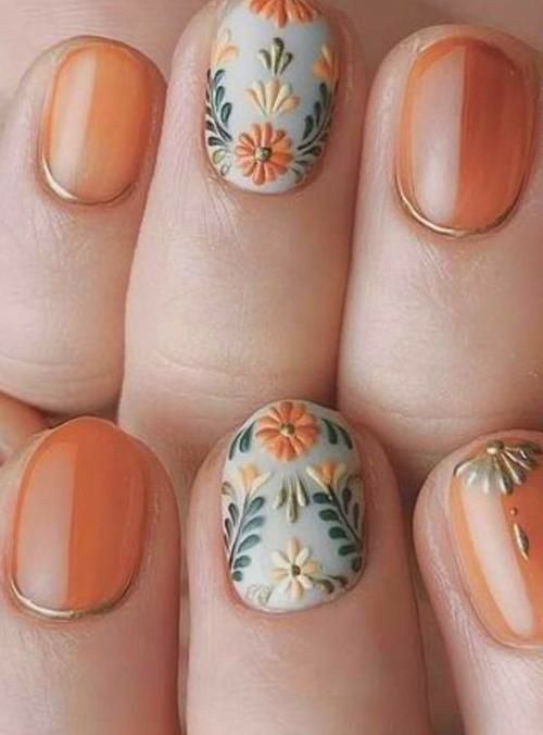 20 Inspiring Fall Nail Ideas for 2024: Elevate Your Autumn Style with Simple Designs