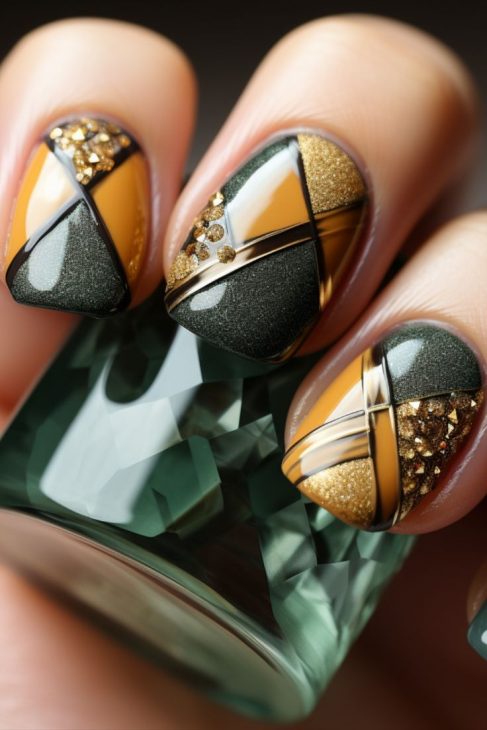 20 Fall Sparkle Nail Ideas for 2024: Glitter, Color Combos, and Acrylic Designs