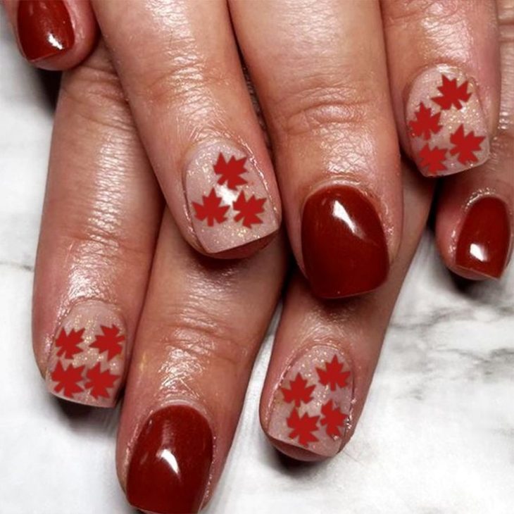 20 Creative Fall Tree Nail Art Ideas for 2024: Embrace Autumn with Stunning Designs