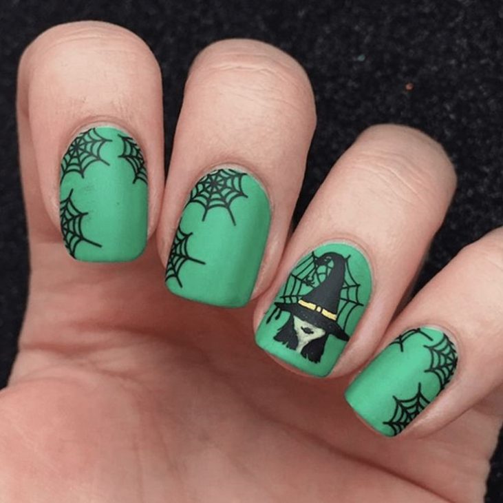 20 Creative Square Halloween Nail Designs: From Cute to Spooky Styles