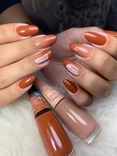 20 Stunning Fall Burnt Orange Nail Designs for 2024: Embrace Autumn with Style