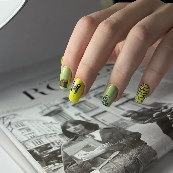 Olive Green Fall Nails 2024: A Sophisticated Seasonal Statement