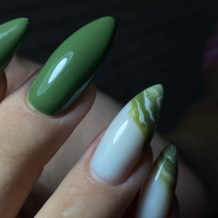 Olive Green Fall Nails 2024: A Sophisticated Seasonal Statement