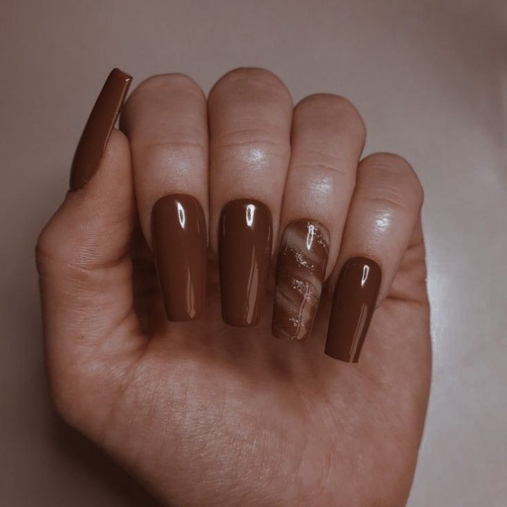 21 Trendy Fall Brown Nails Design Ideas to Try in 2024