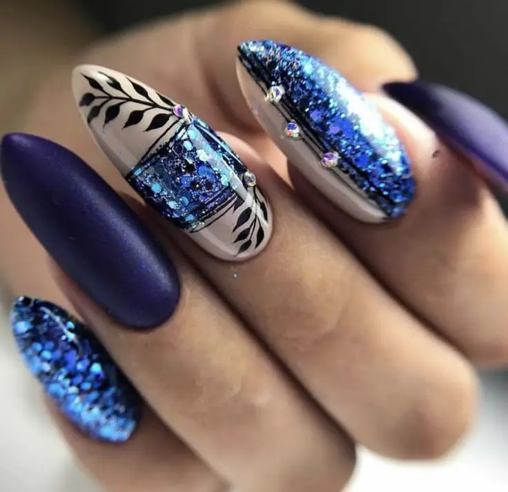 20 Fall Blue Nails Ideas 2024: Trendy Designs, Acrylic Inspiration, and Cute Nail Art Looks