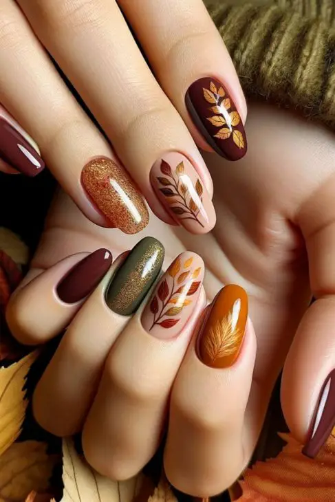 20 Inspiring Fall Nail Ideas for 2024: Elevate Your Autumn Style with Simple Designs