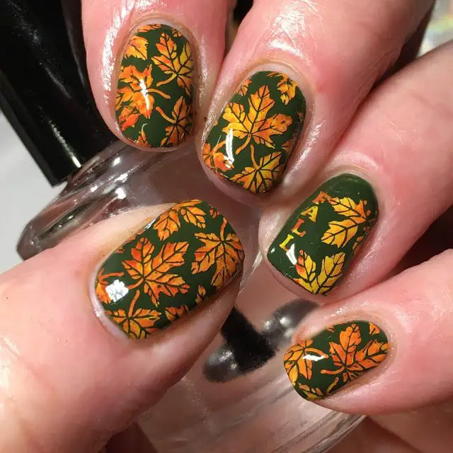 20 Creative Fall Tree Nail Art Ideas for 2024: Embrace Autumn with Stunning Designs