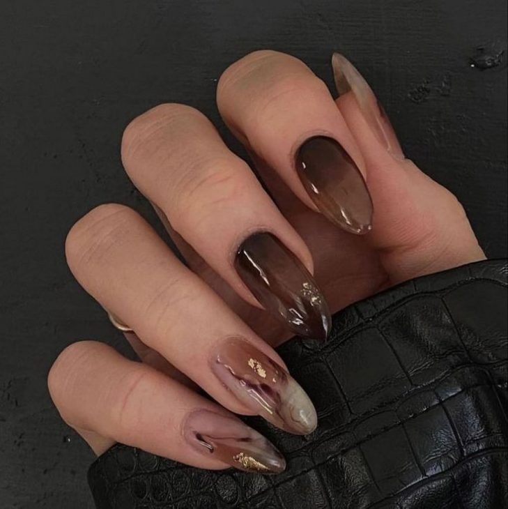 21 Trendy Fall Brown Nails Design Ideas to Try in 2024