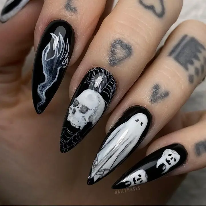 20 Almond Halloween Nail Designs: Spooky, Cute, and Everything in Between