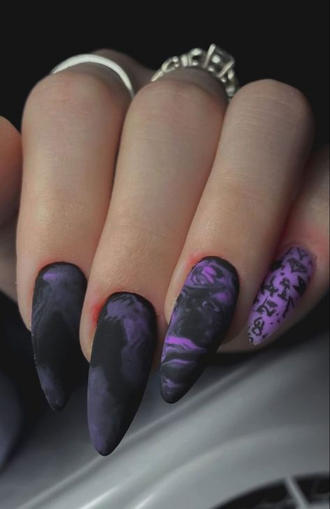 Purple Fall Nails 2024: A Stunning Showcase of Elegance and Creativity