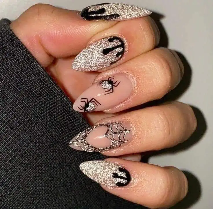 21 Cute Halloween Nails Ideas: From Short and Simple to Spooky Acrylic Designs