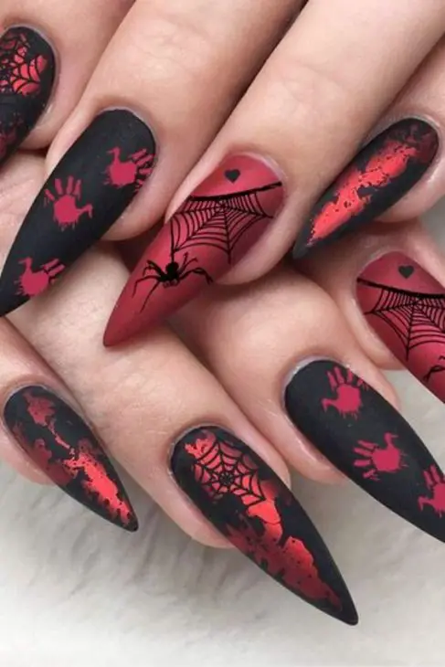 21 Cute Halloween Nails Ideas: From Short and Simple to Spooky Acrylic Designs