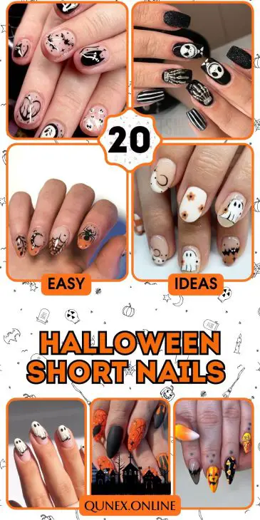 Spooky Chic: Halloween Short Nails That Steal the Show