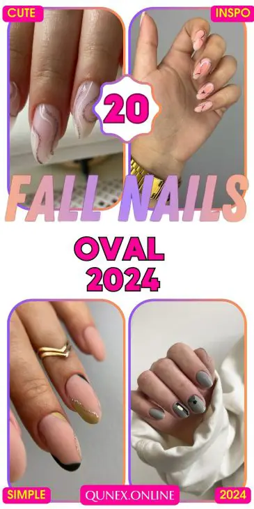 Embracing the Elegance of Fall Oval Nails in 2024