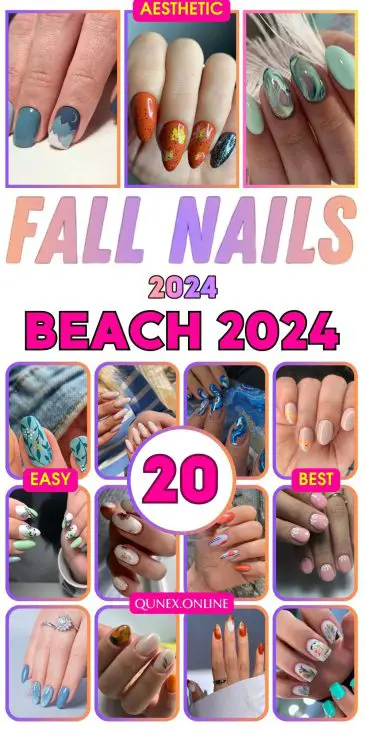 20 Fall Beach Nail Ideas for 2024: Stunning Designs for Every Beach Getaway