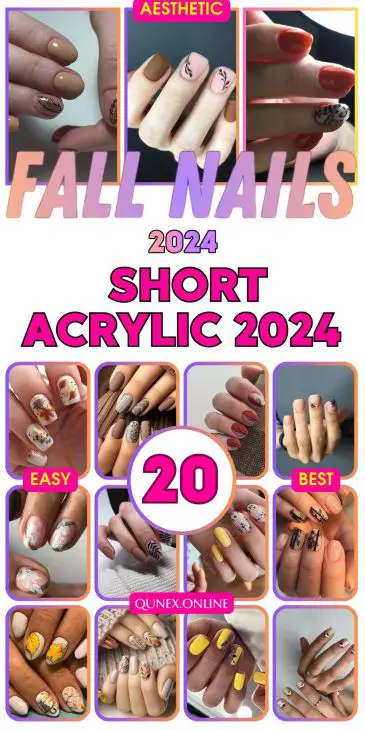 Short Fall Acrylic Nails 2024: A Comprehensive Guide to Chic and Trendy Designs