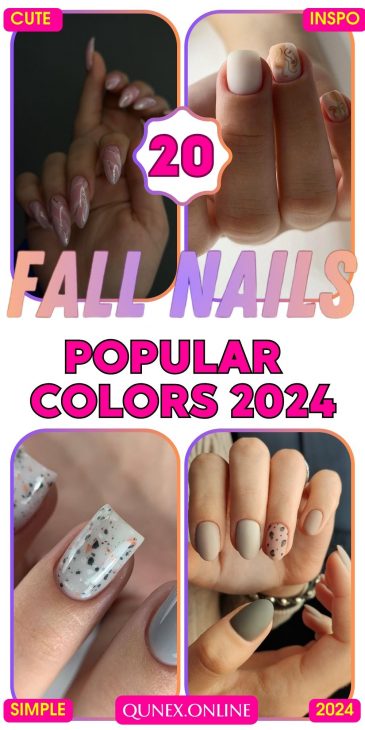 20 Trending Fall Nail Colors for 2024: Must-Try Designs and Techniques