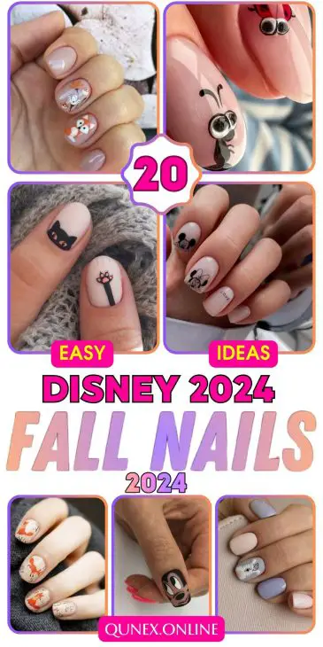 Disney Fall Nails 2024: Magical Inspirations for the Autumn Season