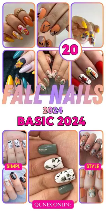 20 Inspiring Fall Nail Ideas for 2024: Elevate Your Autumn Style with Simple Designs