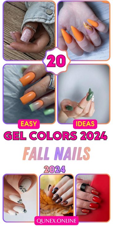 20 Gel Fall Nail Ideas for 2024: Trendy Colors and Designs from Gelish, OPI, and DND