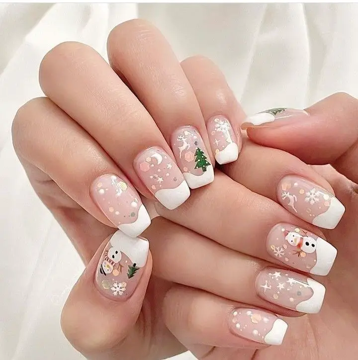 20 Festive Ideas for Winter Nails Square: From Elegant to Playful Styles