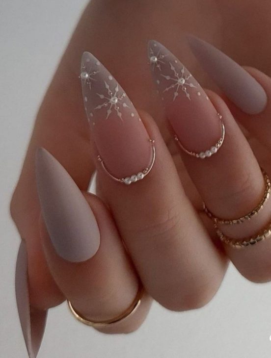 Almond Nails Winter 2024 - 2025: Top Designs and Colors