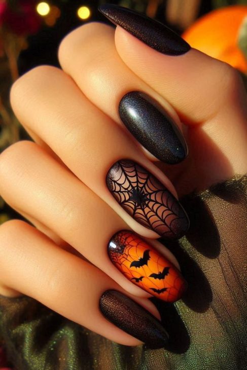 21 Spooky and Stylish Halloween Nail Ideas: From Cute Ghosts to Bold Acrylics